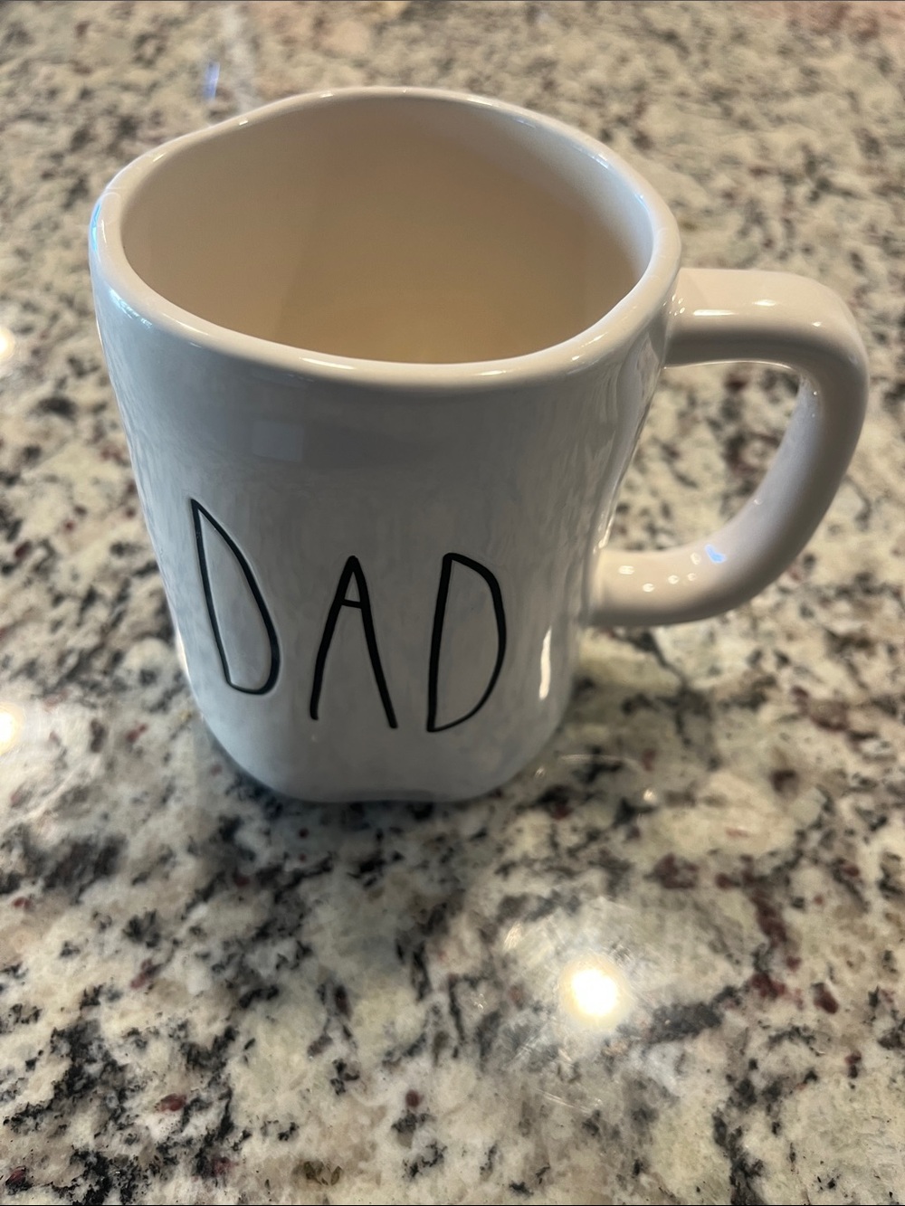 Rae Dunn White 'DAD' Ceramic Mug